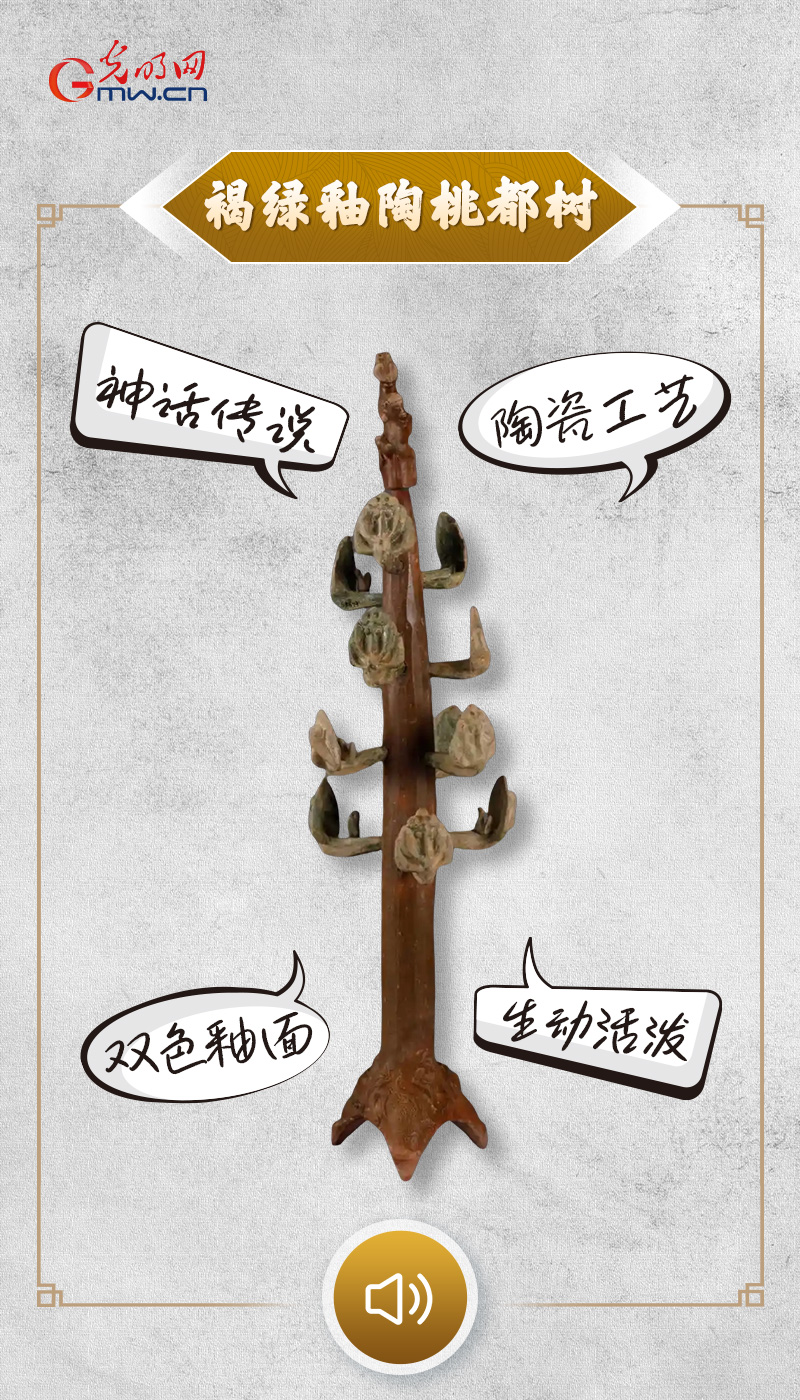 “文物会说话”有声海报|传说中的神树IP,成为东汉时期最潮“谷子”