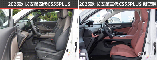 有颜又有料 长安CS55PLUS新老款车型对比