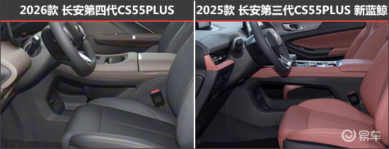 有颜又有料 长安CS55PLUS新老款车型对比