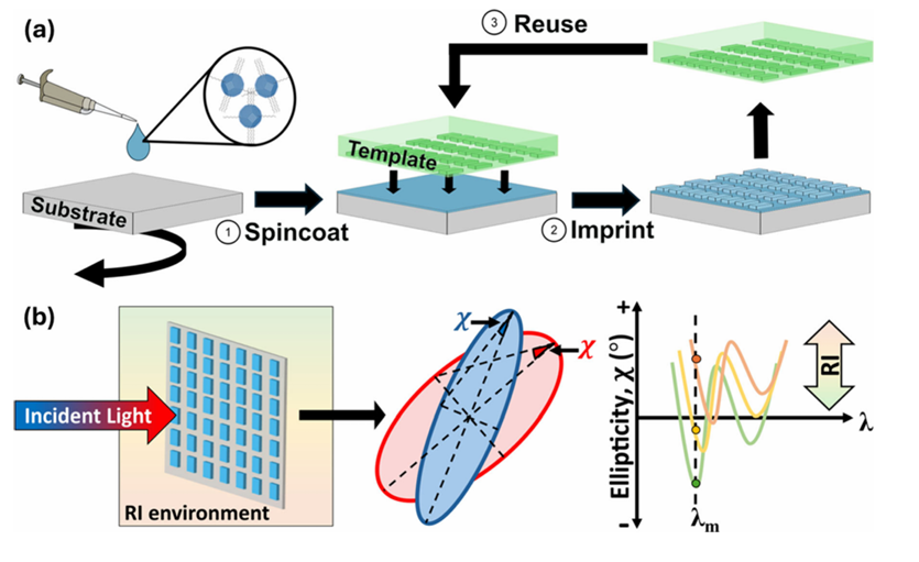 宾夕法尼亚大学:研究介电超构表面的偏振态折射率传感