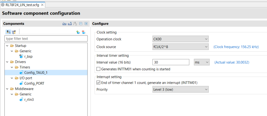 瑞萨RL78F24系列微控制器中的LIN总线主机配置方法