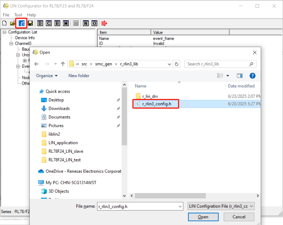 瑞萨RL78F24系列微控制器中的LIN总线主机配置方法