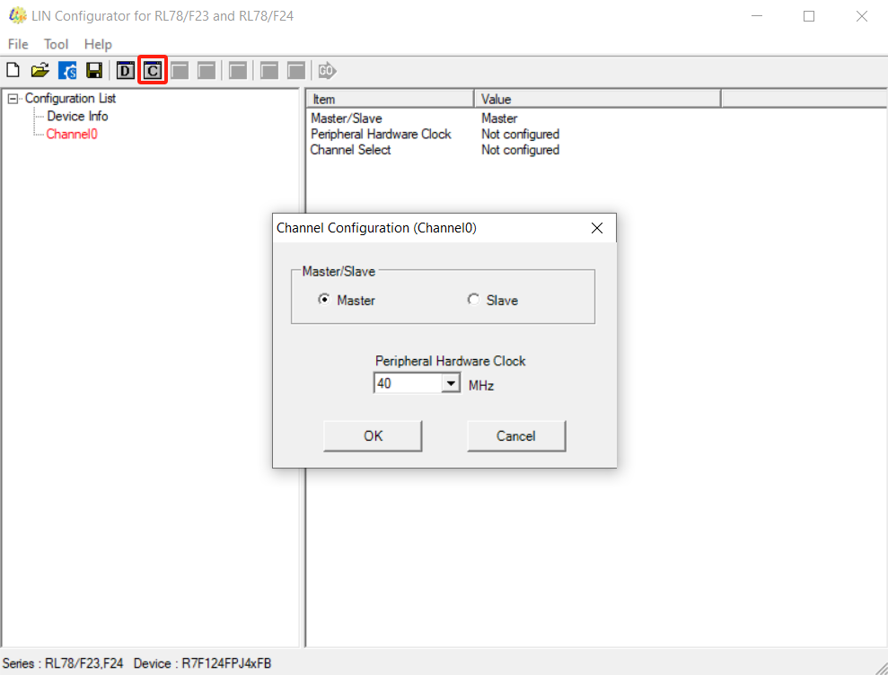 瑞萨RL78F24系列微控制器中的LIN总线主机配置方法