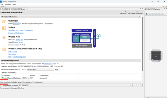 瑞萨RL78/F22 MCU基于IAR开发环境创建触摸应用样例工程