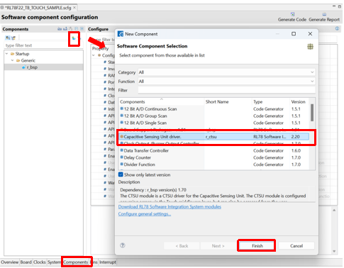 瑞萨RL78/F22 MCU基于IAR开发环境创建触摸应用样例工程