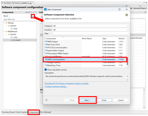 瑞萨RL78/F22 MCU基于IAR开发环境创建触摸应用样例工程