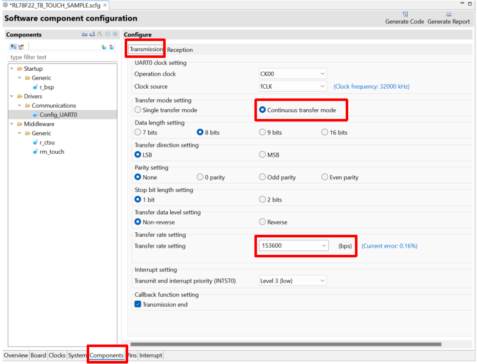 瑞萨RL78/F22 MCU基于IAR开发环境创建触摸应用样例工程