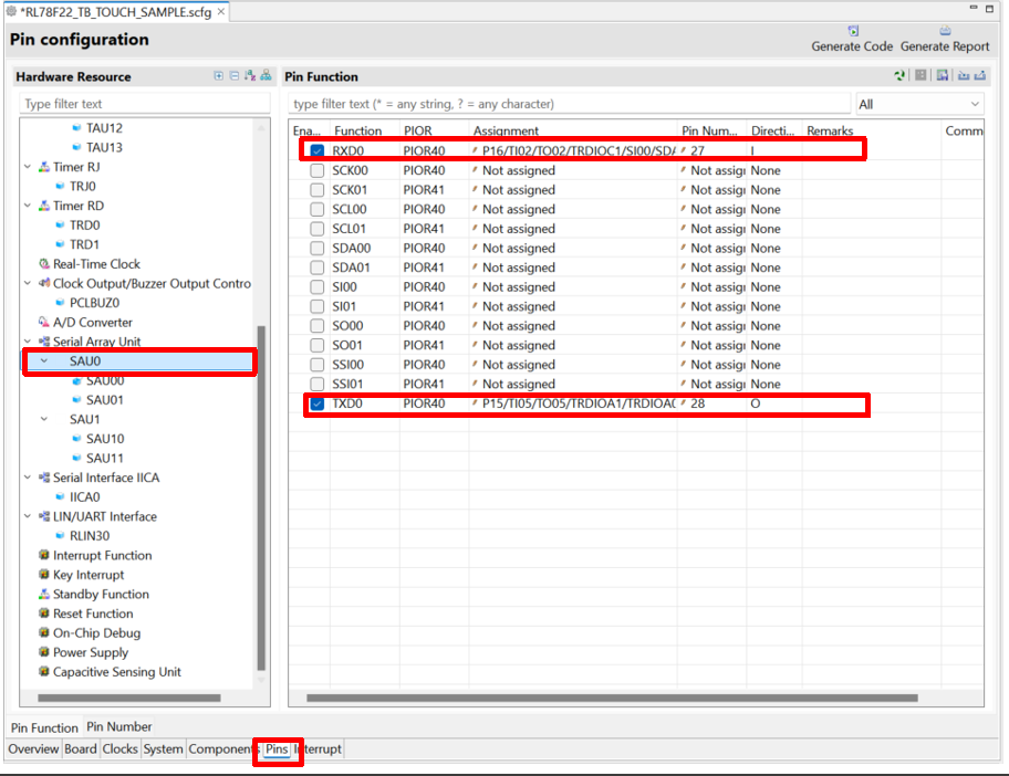 瑞萨RL78/F22 MCU基于IAR开发环境创建触摸应用样例工程