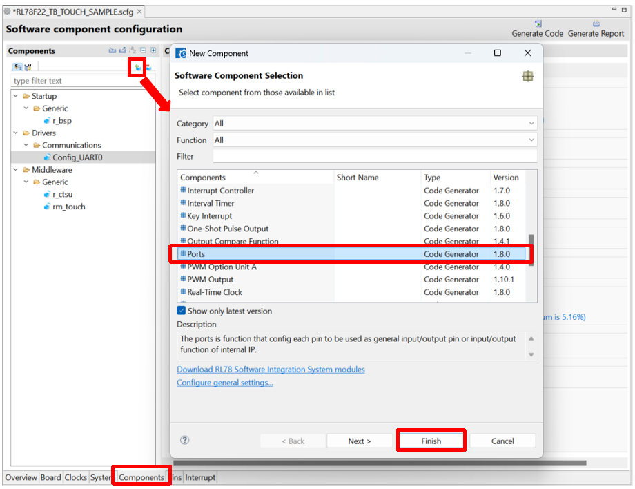瑞萨RL78/F22 MCU基于IAR开发环境创建触摸应用样例工程