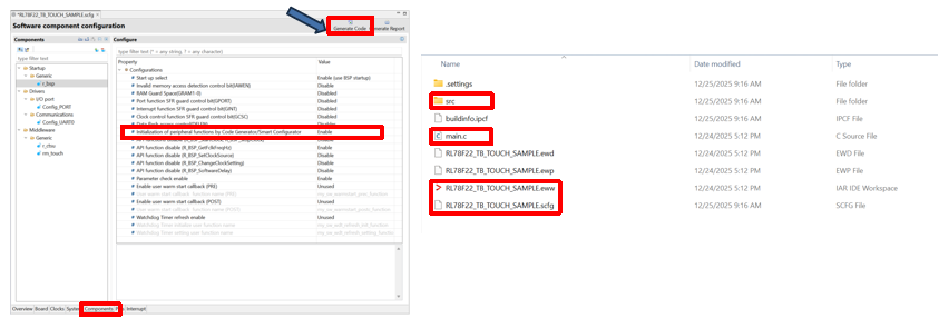 瑞萨RL78/F22 MCU基于IAR开发环境创建触摸应用样例工程