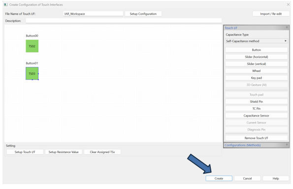 瑞萨RL78/F22 MCU基于IAR开发环境创建触摸应用样例工程
