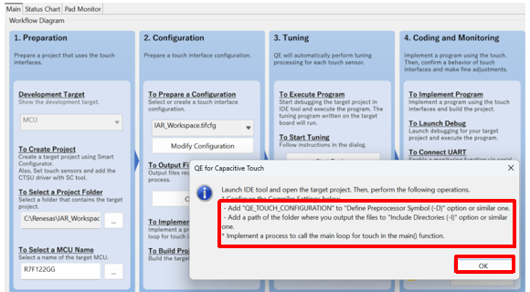 瑞萨RL78/F22 MCU基于IAR开发环境创建触摸应用样例工程