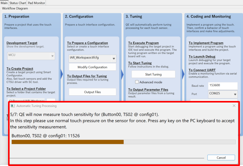 瑞萨RL78/F22 MCU基于IAR开发环境创建触摸应用样例工程
