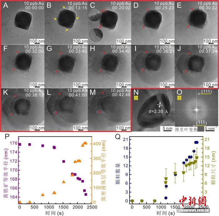 黄金在自然界如何形成?中国科学家首次揭示纳米尺度动态过程,黄金在自然界如何形成?中国科学家首次揭示纳米尺度动态过程